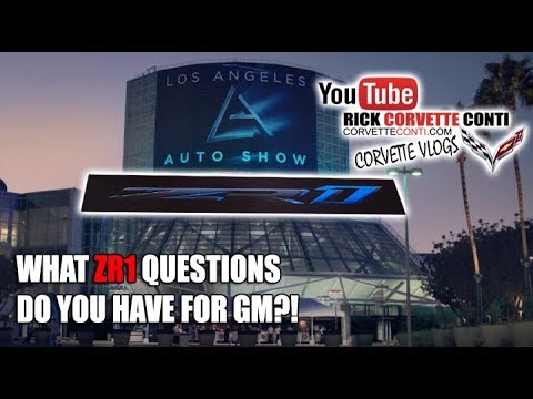 DO YOU HAVE A ZR1 QUESTION FOR CHEVROLET ***  RICK CONTI VLOGS Video