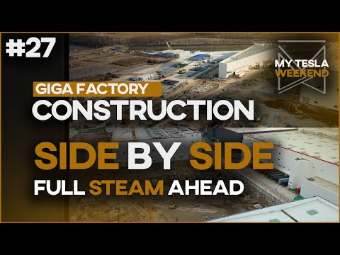 All GigaFactory progress before/after week of March 7th