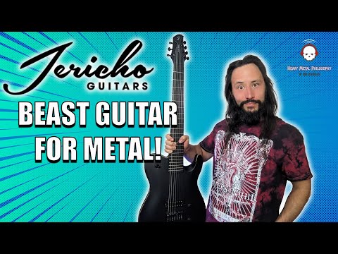 Jericho Guitars Fusion Blacktop 7 String Baritone 2026 - Black Satin image 5