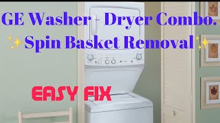 GE Washer-Dryer Combo — Spin Basket Access