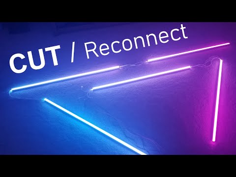 Govee M1 - Cutting / Reconnecting LED Strip with Different Length Wires