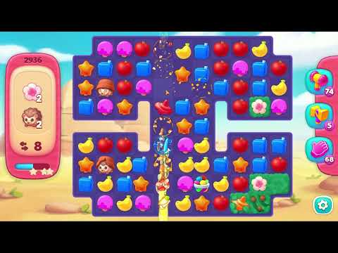 Wildscapes level 2936 No Boosters 🐼 Gameplay Walkthrough Playrix