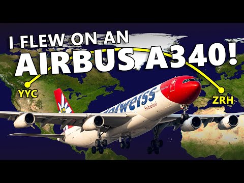 I Flew on an Airbus A340!