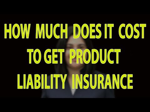 , title : 'How much does it cost to get product liability insurance'