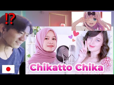 Japanese Reacts to RainychRan x ShiroNeko - Chikatto Chika Chika ♡ 『Kaguya-sama: Love is War』(Cover)