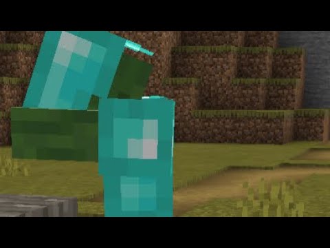 Zombie in diamond armor