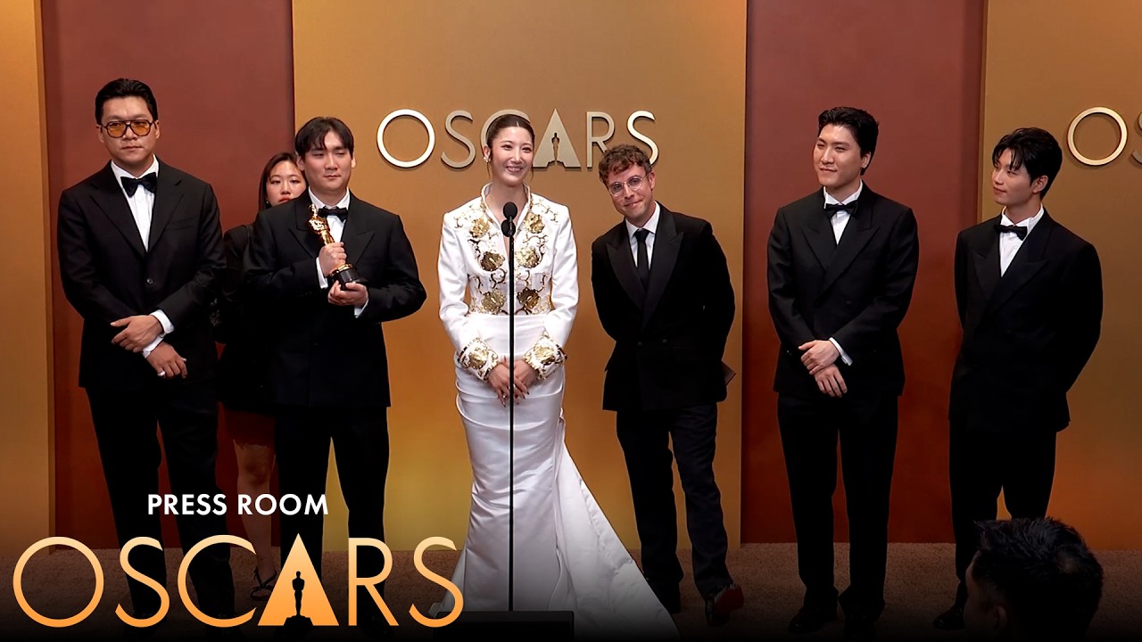 Golden from Kpop Demon Hunters Best Original Song Press Room Speech | 98th Oscars (2026)