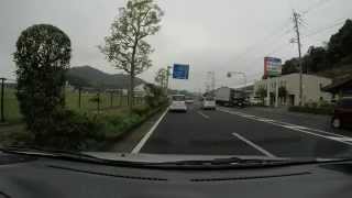 preview picture of video 'Time Lapse Drive from Sasebo to Isanoura 04APR15'