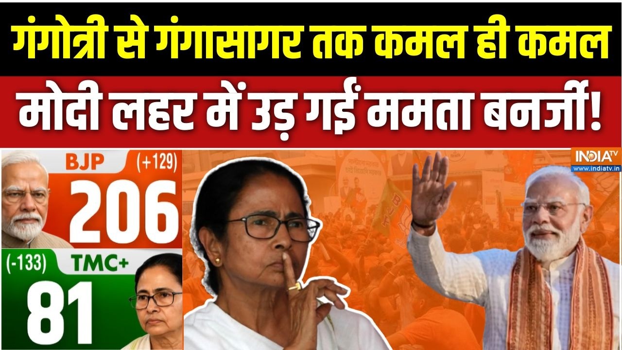 BJP's Bengal Victory : मोदी लहर में उड़ गईं ममता बनर्जी ! | Mamata Banerjee | PM Modi | 