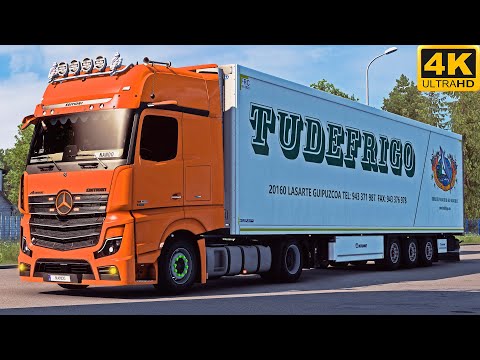 [G29] ETS2 (4K 60FPS) | PROMODS | MERCEDES ACTROS MP5 1852 | STRYI 🇺🇦 - VIENNA 🇦🇹