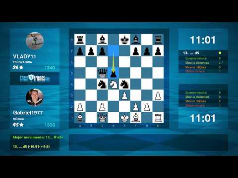 Chess Game Analysis: Gabriel1977 - VLADY11 : 0-1 (By ChessFriends.com)