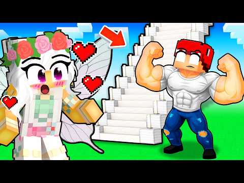 Minecraft Noob vs PRO: Longest Staircase Build Challenge