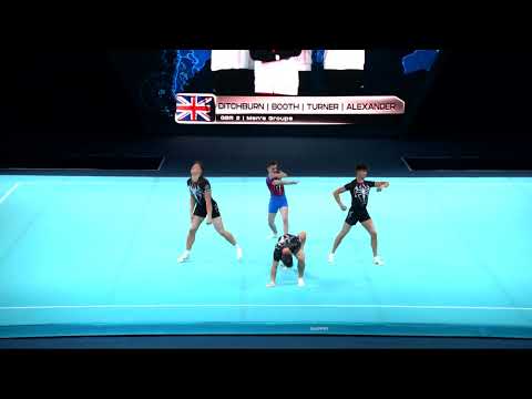 Great Britain 2 (GBR) - 2024 Acrobatic Worlds, Guimaraes (POR) Balance Qualification  Men's Group