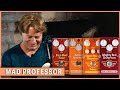 Mad Professor: Fire Red Fuzz, Sweet Honey Overdrive, Amber Overdrive, Mighty Red Distortion