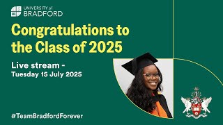 Summer Graduations 2025 - Tuesday 15th July 2025