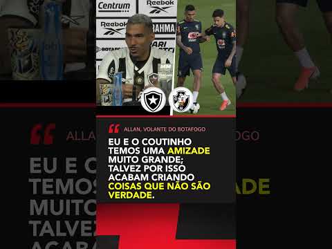 Allan pensou em ir para o Vasco? Volante respondeu na entrevista coletiva...#shorts