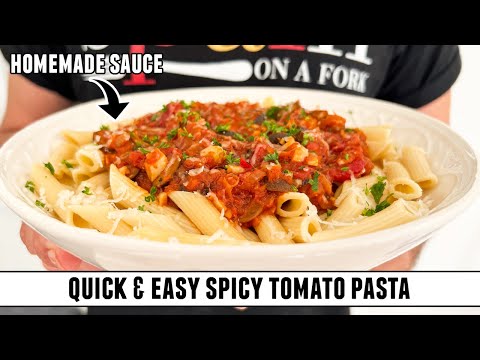 Spanish-Style Spicy Tomato Pasta | Irresistibly Delicious & Easy To Make