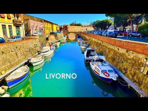 Walking in Livorno, Italy 2025 February - Beautiful Seaside Walk - Town Atmosphere
