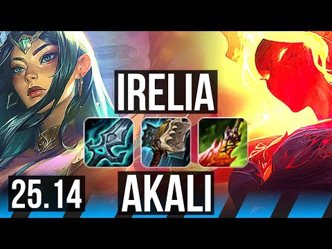 IRELIA vs AKALI (MID) | TR Challenger | 25.14