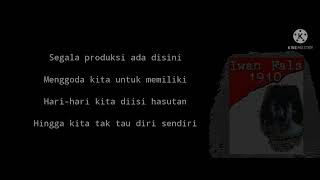 Iwan fals-Mimpi yang terbeli(Lyric)