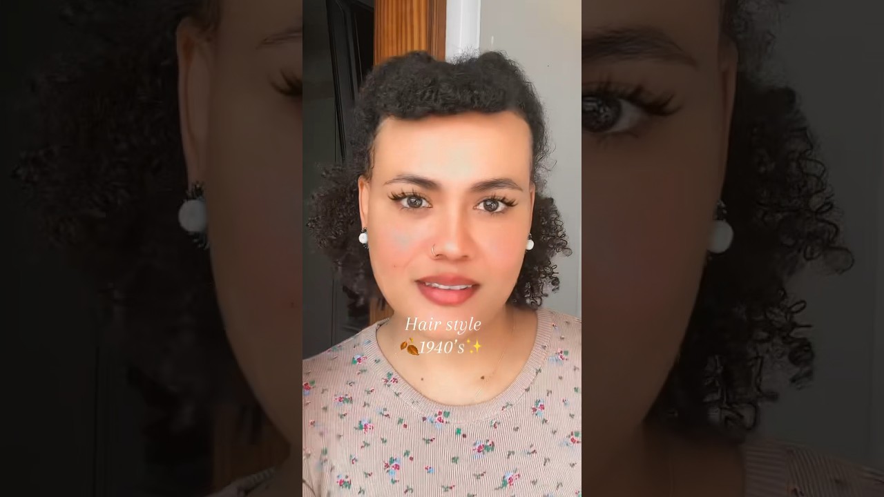 ✨Penteado vintage Victory rolls pin up.🎀🪞#pinuphair #hairstyle #pinupgirl #vintagestyle #crespas