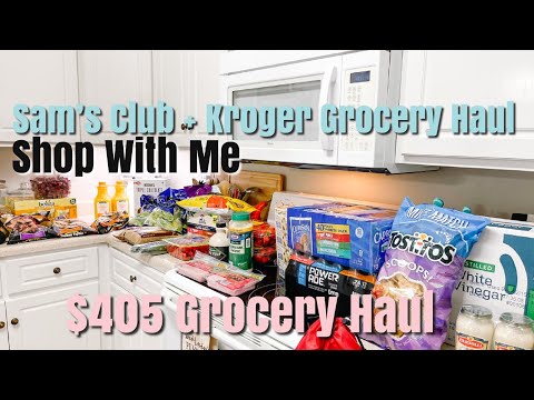 ONCE A MONTH GROCERY HAUL | SAMS CLUB GROCERY HAUL |...