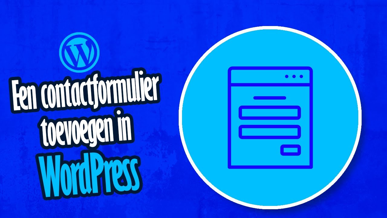 WordPress | Een contactformulier toevoegen