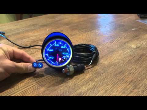 Depo Racing   Oil Pressure Gauge PK-SC6027B - Better than Defi