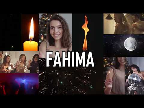 HAPPY BIRTHDAY FAHIMA