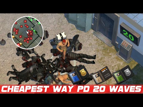 Ultimate Cheapest Way To Clear Blackport PD 20 Waves (Police Station) | Last Day On Earth: Survival