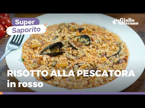 RISOTTO ALLA PESCATORA STREPITOSO! IN ROSSO!!! 🍅