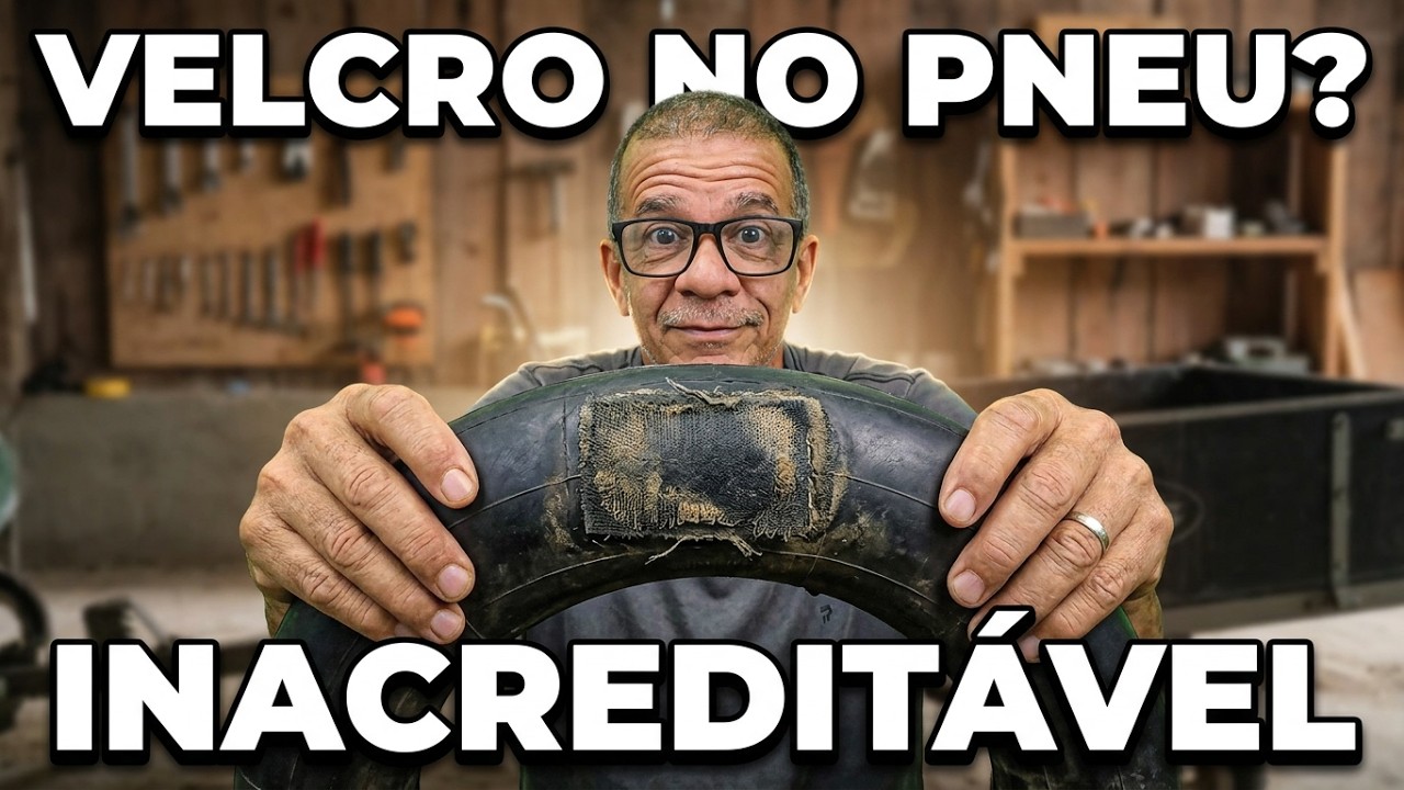 Velcro em câmara de ar? O teste que ninguém teve coragem de fazer. Se surpreenda!