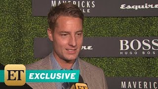 Entertainment Tonight | Justin Hartley Talks Getting Naked for 'Bad Moms Christmas'