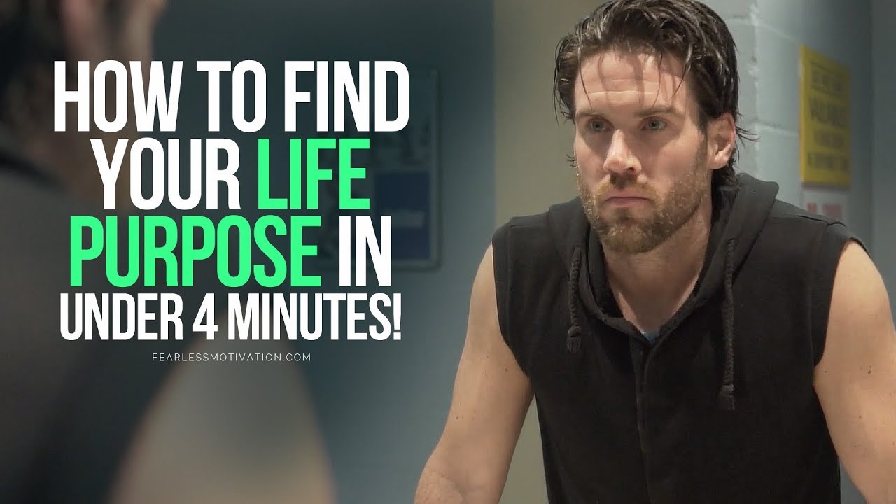 Find Your Life Purpose In Under 4 Minutes - MUST LISTEN Motivational Speech