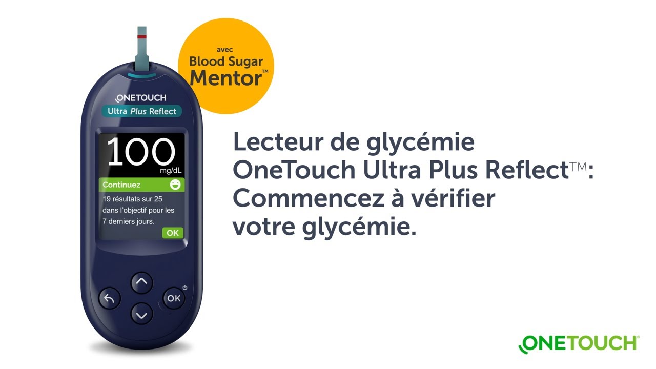 ONETOUCH Ultra Lifescan Diabète Glycémie test mg/dL kit testeur Français