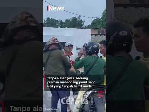 Sadis! Preman di Medan Tendang Perut Ibu Hamil, Tampar Suami #shorts