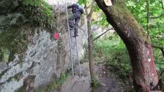 preview picture of video 'Boppard Klettersteig'