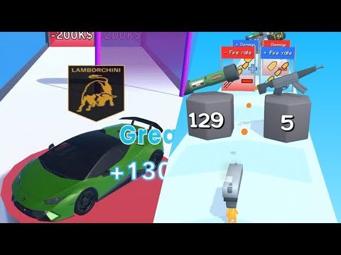 Gun Head Run vs Get the Supercar 3D All Levels Walkthrough 33PREWI