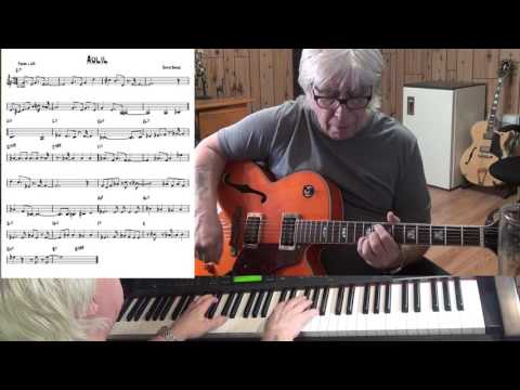 Aulil - Jazz guitar & piano cover ( David Baker )