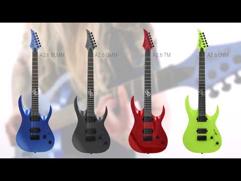 Электрогитара SOLAR GUITARS A2.6LN LEMON NEON MATTE