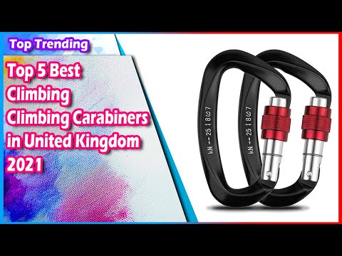 6PCS Carabiner Clip - Heavy Duty Iron Carabiners 800lbs Carabeaner D Ring Shape,Key Chain Clip Hook,Keychain Clip,Multipurpose for Camping, Hiking,Backpacking or Other Outdoor Activities, Black. video review thumbnail