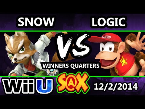 S@X - VGBC | Logic (Diddy Kong) Vs. Snow (Fox) SSB4 Winners Quarters - Smash For Wii U
