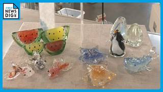 廃棄ガラスを再利用して小物作り 夏をモチーフにペンギンやヒトデなど全7種類を販売 愛知･岡崎市