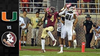 Miami vs. Florida State Football Highlights (2017)