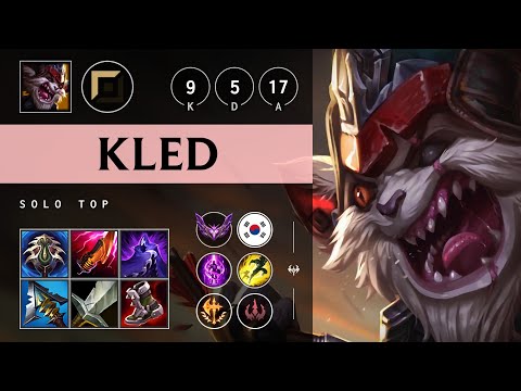 Kled Top vs Heimerdinger: Killing spree - KR Master Patch 14.23