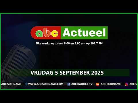 ABC Actueel vrijdag 5 september 2025