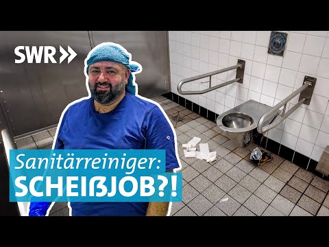 Er putzt die öffentlichen Klos in Stuttgart | So ist es wirklich: Sanitärreiniger