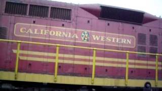 preview picture of video 'Skunk Train, Fort Bragg California-Vic´s Cali 2010 Tour Day 9'