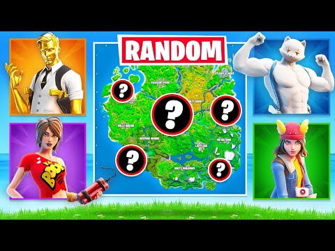 RANDOM Boss SKIN CHALLENGE in Fortnite ARENA