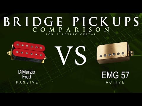 DiMarzio FRED vs EMG 57 - Bridge Guitar Pickup Comparison Tone Demo